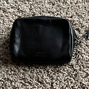 Aimee Kestenberg Black Leather  Bag